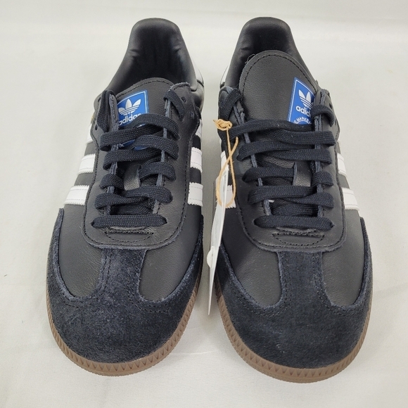 Adidas Originals Samba OG J Black/Flat White/Gums - IE3676 Size 5 New In Box - Picture 2 of 10